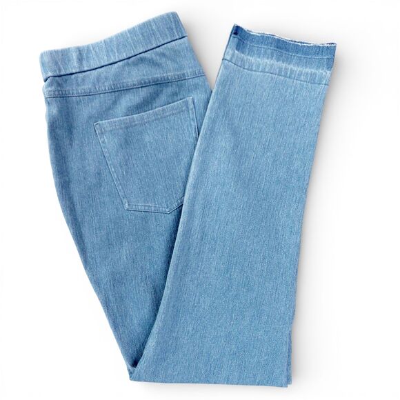 Isaac Mizrahi Pull On Jeggings 18W Tall Light Wash Stretch Denim Elastic Waist - Picture 11 of 11